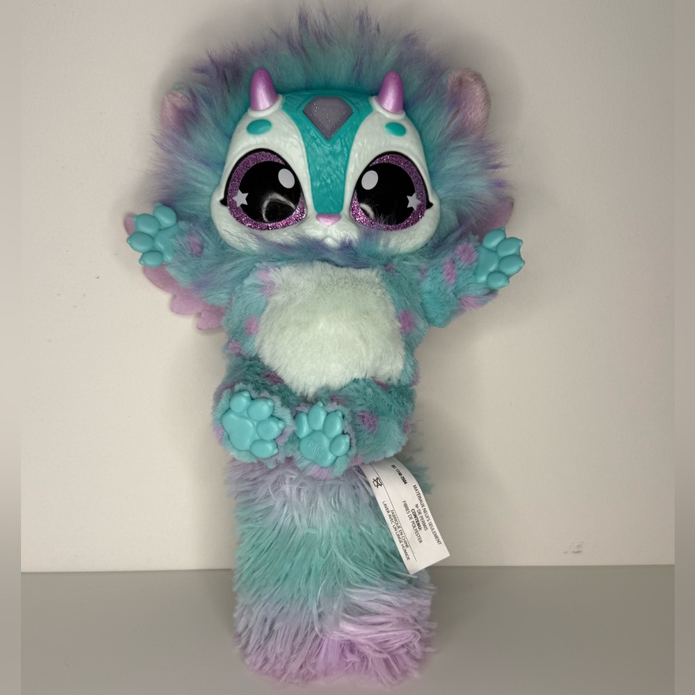 Magic Mixies Plush with Mint and White Fur
